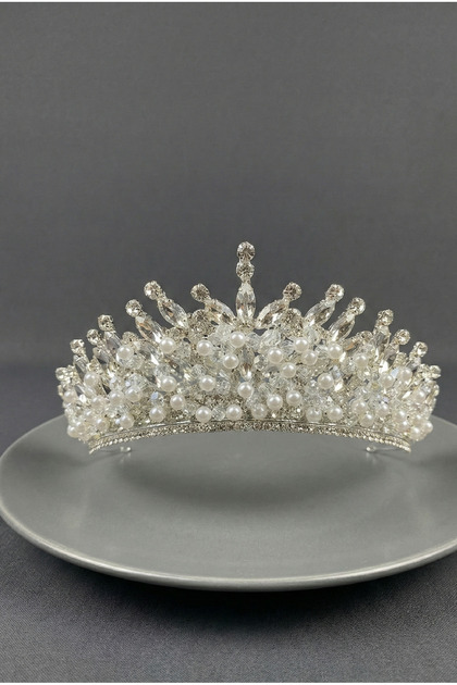 Bridal Crown Forehead Crown – Engagement Henna Promise Hair Accessory, Stylish and Elegant Design