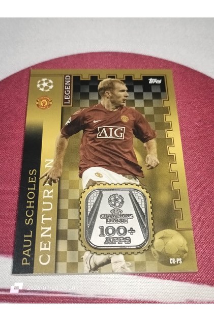 2023-24 MATCH ATTAX TCG CENTURION RELIC PAUL SCHOLES *MANCHESTER UNITED*
