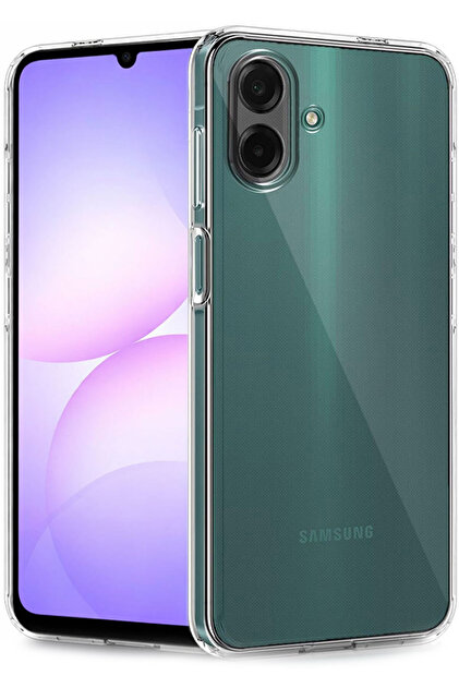 Samsung Galaxy A07 Case Transparent with Camera Protection Flexible Soft Silicone