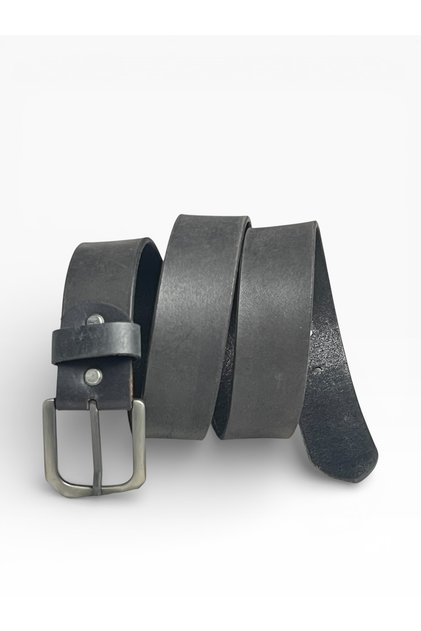 Men’s 100% Genuine Leather Belt | Premium Full-Grain Leather | Classic Belt with Metal Buckle