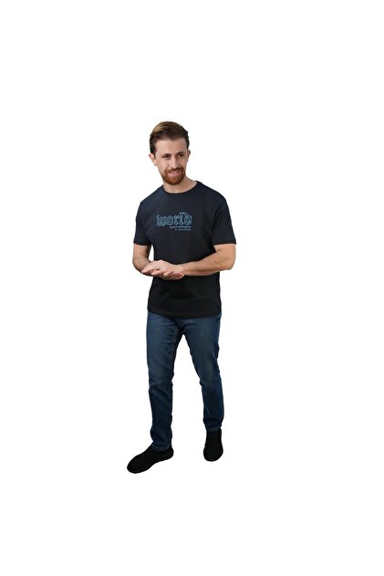 Men's Slim Fit Cotton Jersey Crew Neck Print Tee | WWS Graphic
