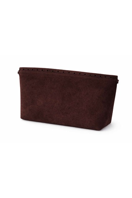 30x18 cm Çanta İçi Astarlı Fermuarlı Süet İç Astar – Örme Çantalar İçin