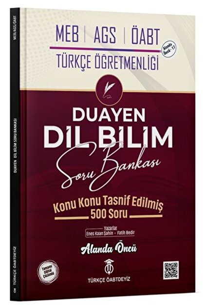 TÜRKÇE ÖABTDEYİZ ÖABT MEB-AGS Türkçe Öğretmenliği Dil Bilim Duayen