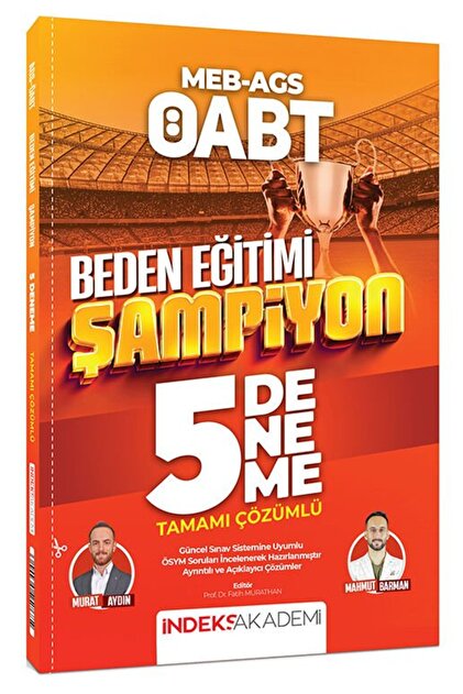 İndeks Akademi 2026 ÖABT MEB-AGS Beden Eğitimi Şampiyon 5 Deneme