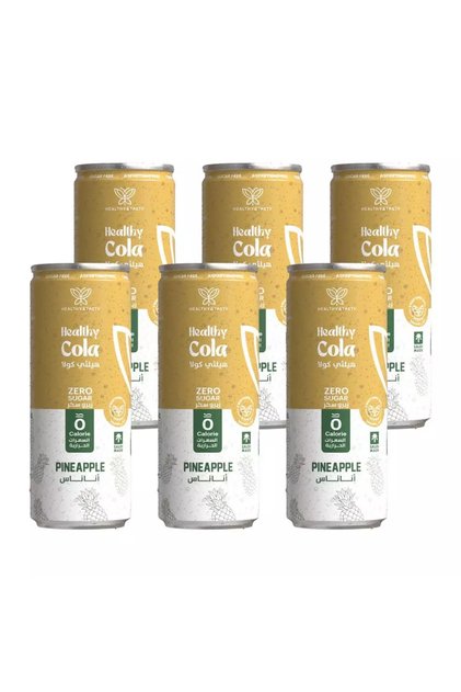 Zero Sugar Pineapple Flavored Carbonated Soft Drink- 6X250ml