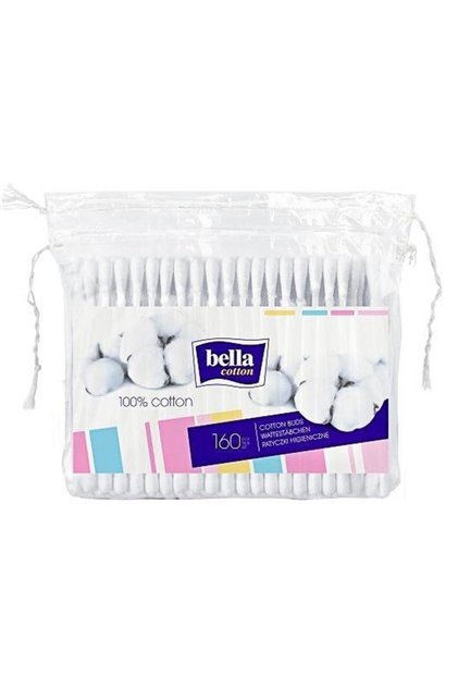 Set 7 x Betisoare Igienice Bella, din Bumbac, Punga, 160 Bucati