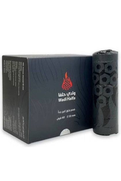 فحم بخور وادي حلفا سريع الاشتعال 50 مم – 60 قرص