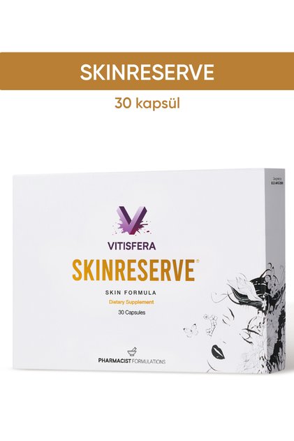 SkinReserve 30 Kapsül- Cüce Palmiye Ekstresi, Hayıt Ekstresi, Multivitamin ve Multimineral
