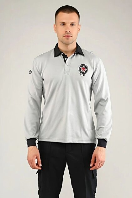 Special Security Guard Long Sleeve Polo Collar Tshirt