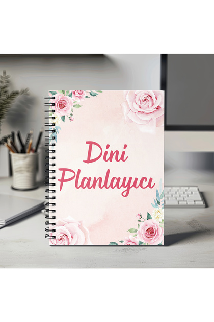 İslami-Dini Planlayıcı Güllü- İsimsiz-Pvc Kapak-50 Yaprak - A5