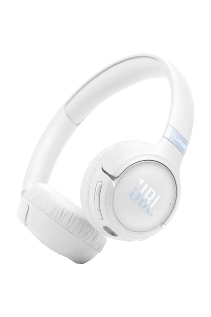 Casti audio On-Ear Tune 680NC, Προσαρμοστική ακύρωση θορύβου, Bluetooth, Πολλαπλών σημείων, Λευκό