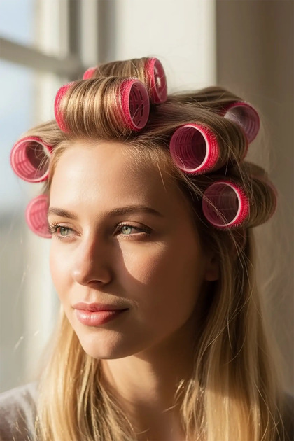 6-Piece Velcro Hair Roller Set/Hair Roller/Velcro Hair Roller Set