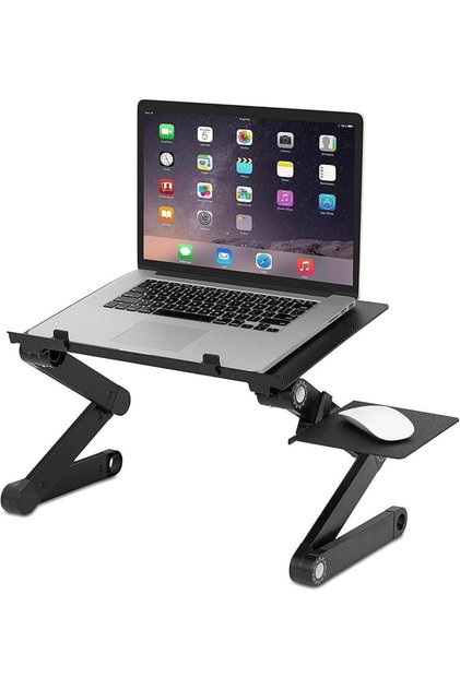 T8 Table for Laptop Stand Bed and Sofa, Desk Portable Adjustable Up/Sitting with Mouse Pad