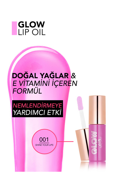 Flormar Glow Lip Oil Nemlendirici Etkili & Işıltılı Bitişli Renkli