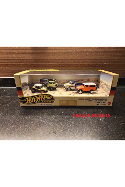 HOT WHEELS PREMİUM 4 LÜ SET OFF ROAD Collection TOYOTA LAND
