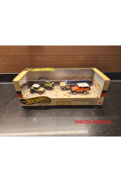 HOT WHEELS PREMİUM 4 LÜ SET OFF ROAD Collection TOYOTA LAND