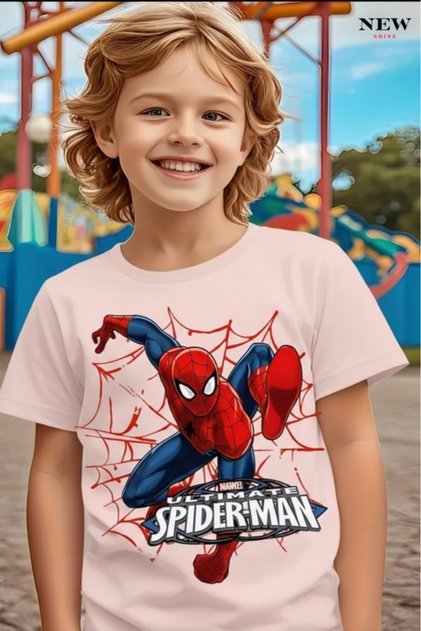 Spider-Man Printed Unisex Children's T-Shirt