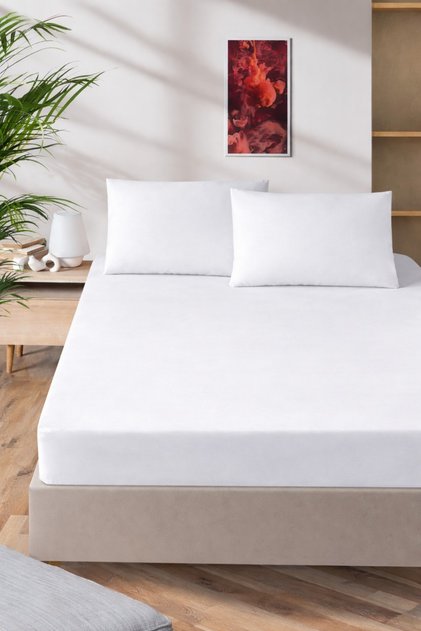 Cotton Satin Elastic Sheet 200X200