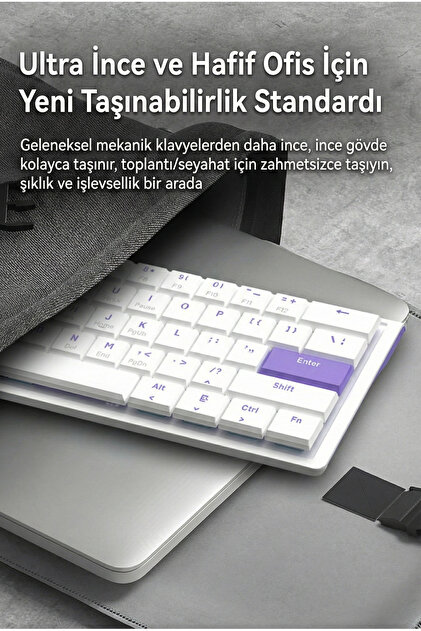 Ajazz Nacodex NKL61- Low Profil Switch Kablolu Mekanik Oyun