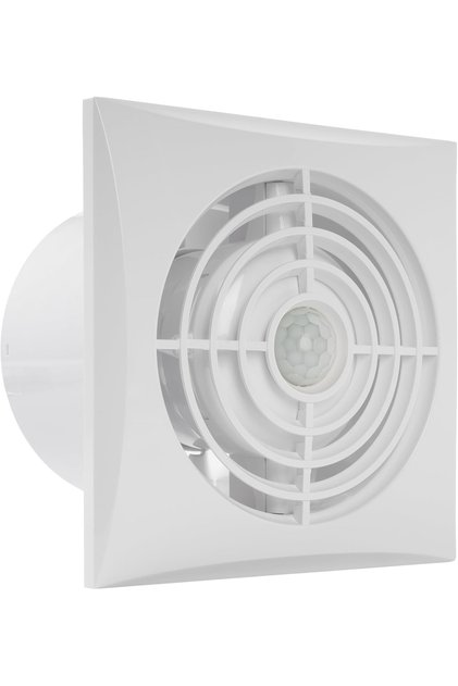 Ventilator electric de baie silențios cu temporizator, 100 mm, IPX4