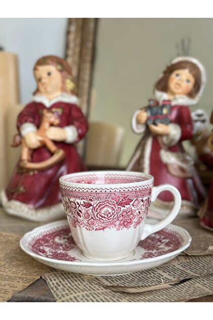 Villeroy & Boch Villeroy Boch Burgerland Damgalı Porselen Kırmızı