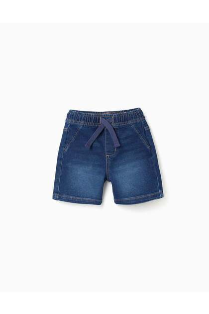 SHORTS DENIM, DARK BLUE, 6/9M