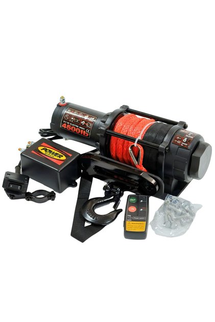 4500 lb Sentetik Halatlı ATV Elektrikli Vinç 12 V