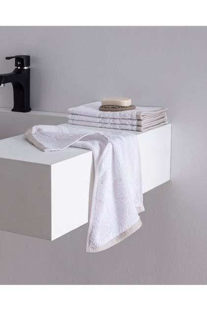 Opale 4-Pack Cotton Hand Towels - Beige - 30X45 cm