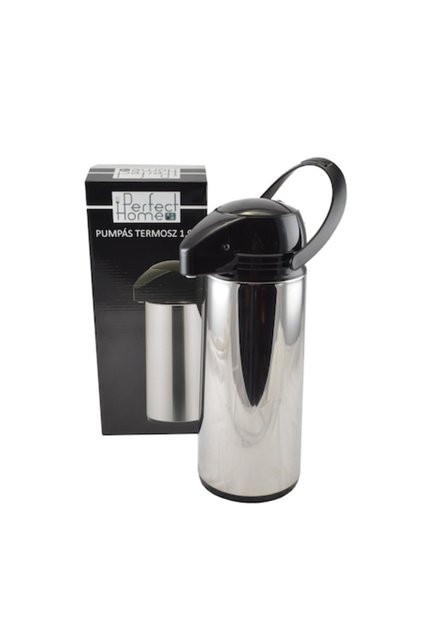 Termos din oțel inoxidabil cu pompă, 1,9 l,