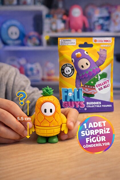 TOYFEST Fall Guys Figür Sürpriz Paket Lisanslı Koleksiyon Oyuncak