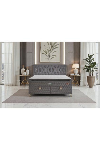 Livia New 3'lü Set Baza Başlık Yatak Seti
