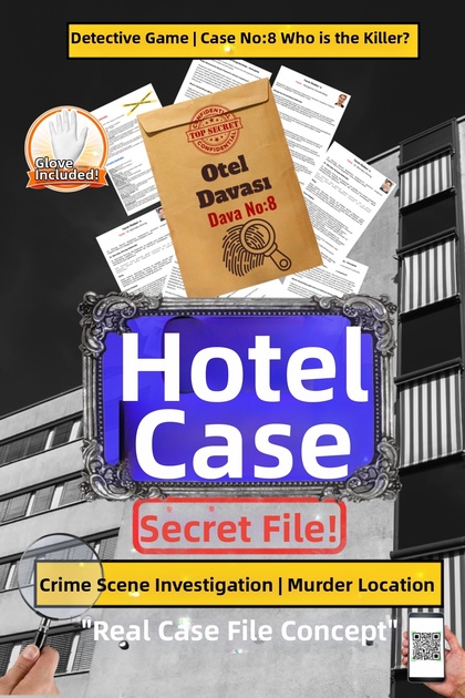 Detective Game Murder Solving Game Who Is the Killer | Hotel Case Mystery Case Solving Box Game
