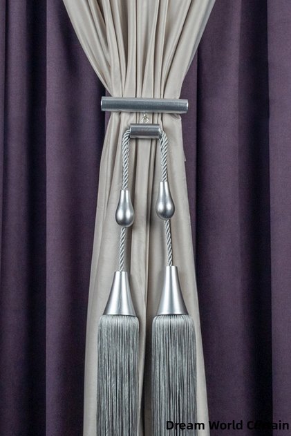 Middle Tieback Custom Made Wooden Middle Tieback Curtain Tie Braçol Curtain Accessory