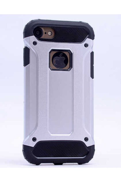 iPhone 5 / 5S Compatible - Case Double Layer Protective Crash Military Tank Case - Gray