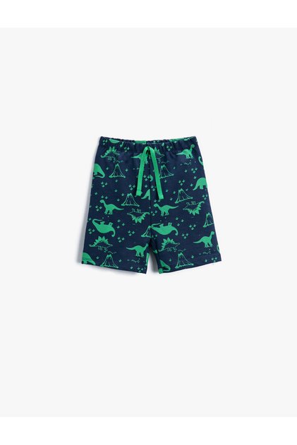 Dinosaur Printed Shorts Cotton