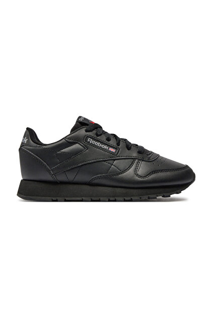 Cl Lthr Black Leather Women'S/Men's Sneakers Shoes 100010470