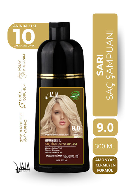 Sarı (Yellow) Saç Şampuanı 9.0 | 300 ML & Vitamin İçerikli