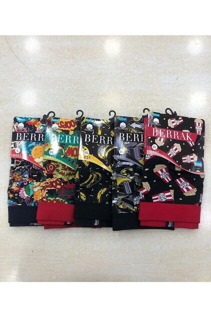 Men's Boxers - Digital Printing Patterned, Single Assortment Model 4431
