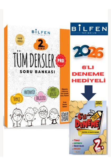 Bilfen 2. Sınıf Tüm Dersler Soru Bankası