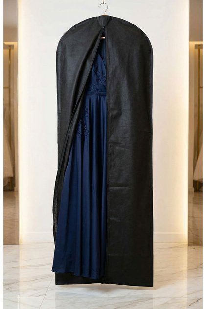 Non Woven Gamboç Black-60X170 cm - 65 Gr - Evening Dress Cover, Wedding Dress Cover, Long Gamboç