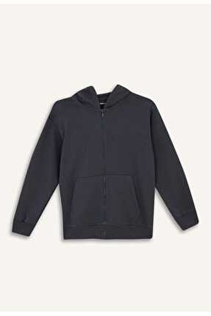 Panço Unisex Çocuk Fermuarlı Lacivert Sweatshirt - Fiyatı, Yorumları