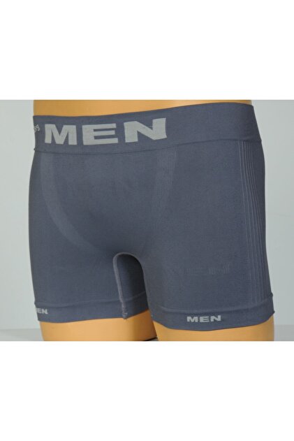 Erkek Dikişsiz Füme Boxer 1 Adet