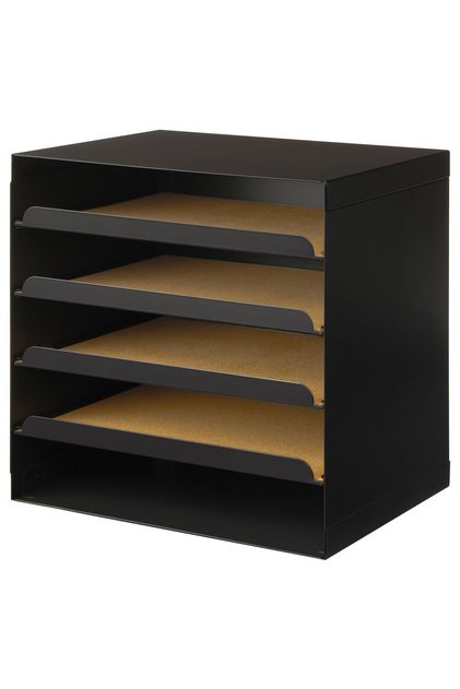 Evrak Rafı, Antrasit, Genişlik: 32 cm Derinlik: 25 cm Yükseklik: 32 cm