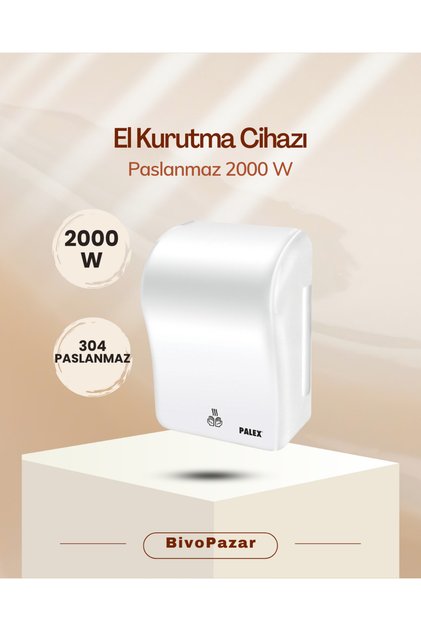 El Kurutma Makinesi Yerli Üretim Çelik Gövde 2000 Watt