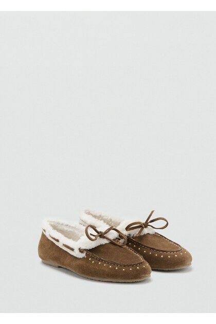 MANGO Teen Koyun derisi zımbalı makosen - Fiyatı, Yorumları