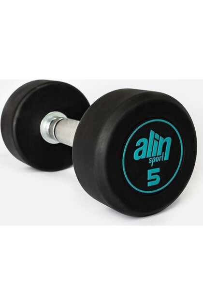 Siyah 5 Kg Profesyonel Dambıl Dambıl 5 Kg Kauçuk