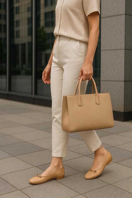 Big Size Shoes Genuine Leather 41-42-43-44-Nude Leather