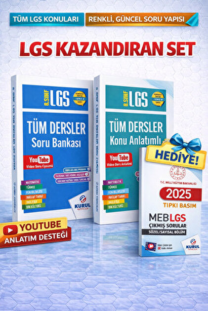 Kurul Yayıncılık 2026 8.sınıf Lgs Sihirbazı Matematik 12'li Branş