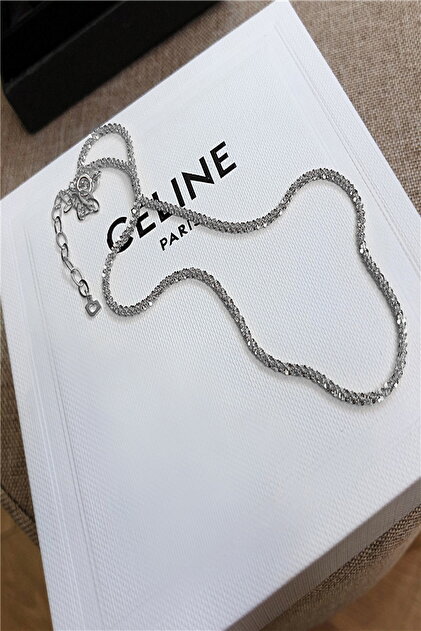 Women's Diamond Rope Chain Steel Necklace