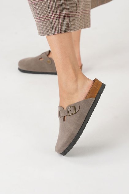 Dadwolf Cork Sole Boston 59463 Daily Comfortable Sabo Slippers